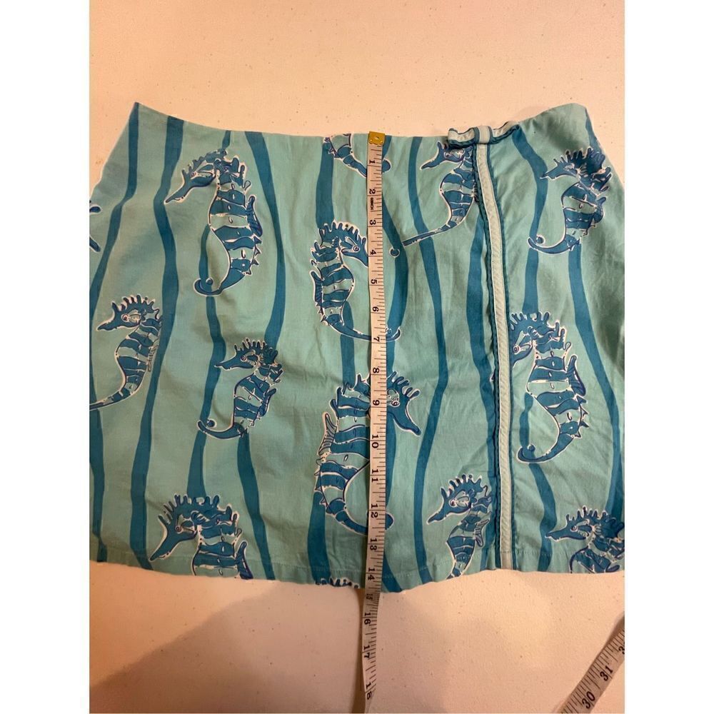 Lilly Pulitzer women’s vintage white label seahorse skort medium - Picture 4 of 6